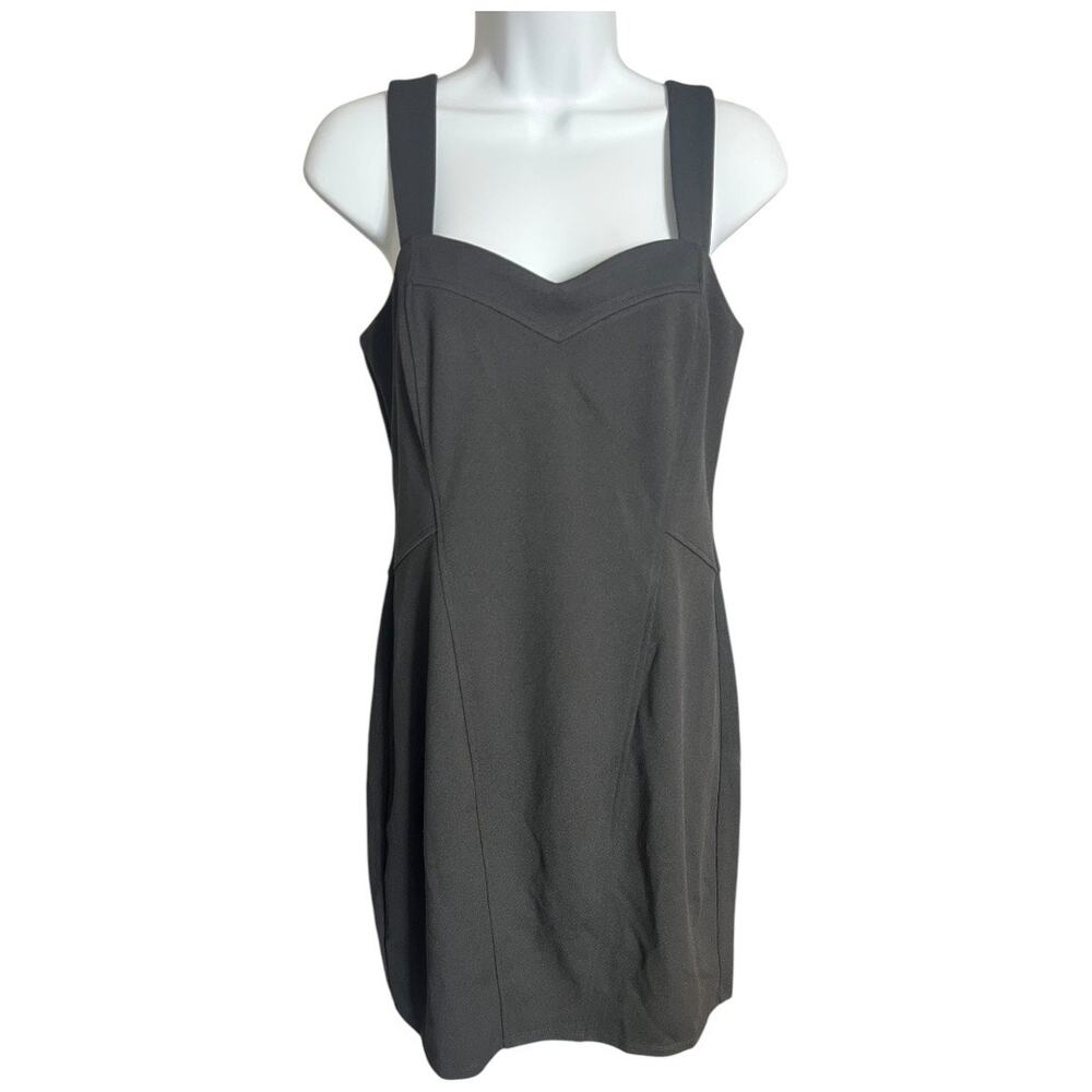 BCBGeneration black mini dress sleeveless sweetheart size 8 NWT